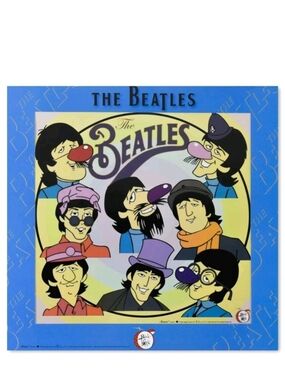 Limited Edition Wallart - The Beatles "Fab Faces"